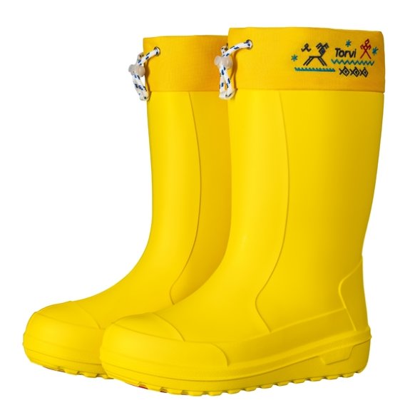 Сапоги Torvi Онега ЭВА -40°C с нескользящей подошвой и многослойным сменным вкладышем желтые р.38