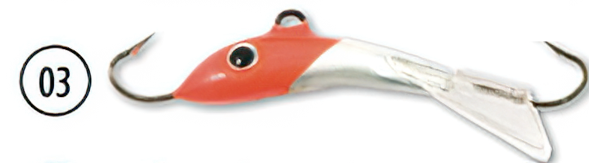 Балансир рыболовный для зимней рыбалки Spider Pro 10 35мм 6г цв.3