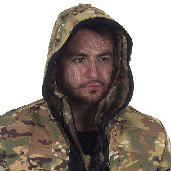 Костюм Huntsman летний Антигнус Эконом цв. Мультикам тк. Смесовая Рип-Стоп Р-р: 56-58/182-188