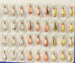 Мормышка паяная Condor РВС КОЗА ТИП 2-120, крючок Mustad 40 шт