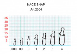 Застежка Fish Season Nice №1 18кг 8шт 2004-1F