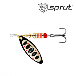 Блесна Sprut Atra Spinner №3 11.5г/BKG